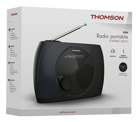 Thomson Rt350 Radio Fm Portatil Analogica - Negro