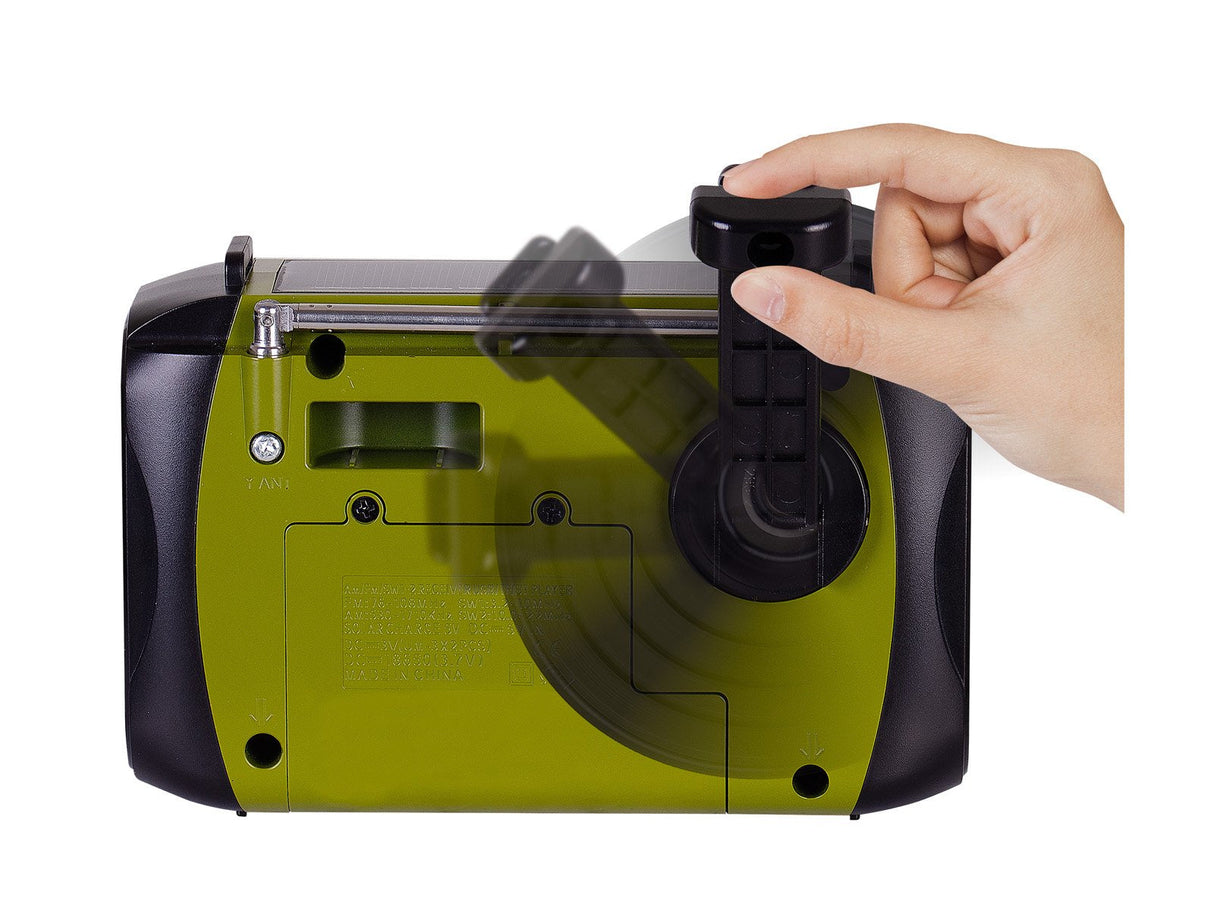 Radio Trevi Ra 7f30 Bt Explorer Radio Carga Solar & Dinamo Green