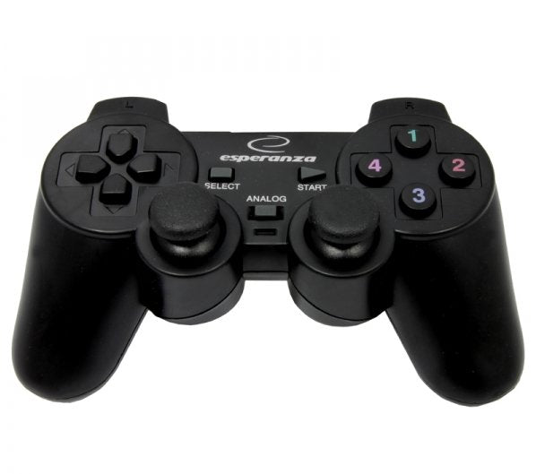 EAN 5905784767147 - Esperanza EG102 mando y volante Negro USB 2.0 Gamepad Analógico/Digital PC, Playstation 3 imagen 1