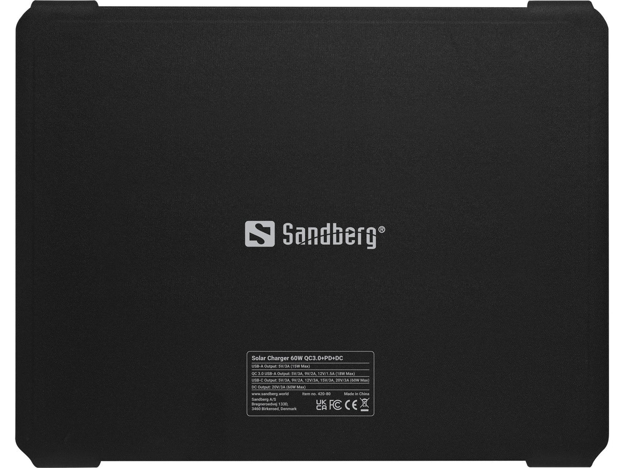 Sandberg 420-80 Placa Solar 60w Qc3.0+Pd+Dc Silicio Monocristalino