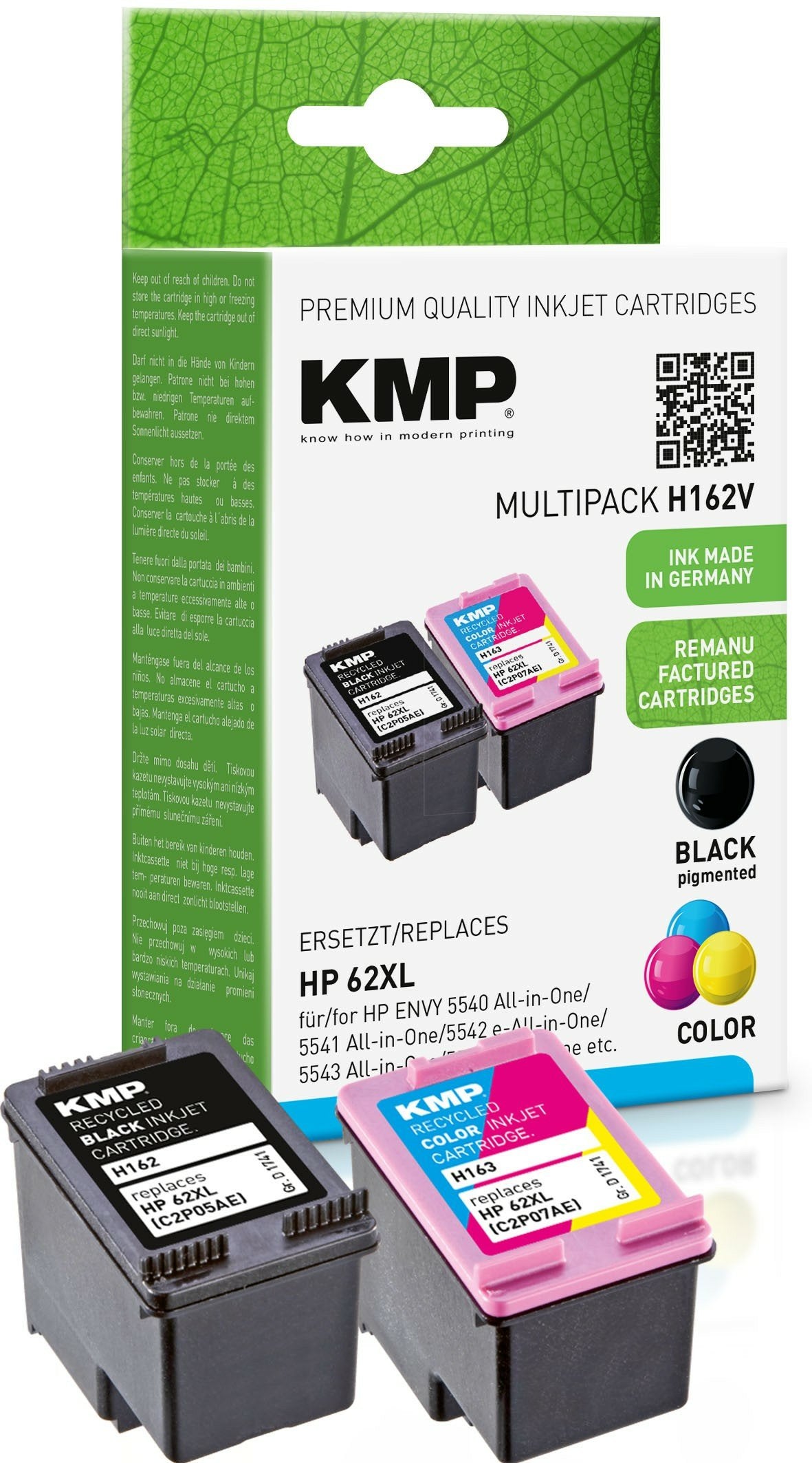EAN 4011324371154 - KMP 1741,4005 cartucho de tinta 2 pieza(s) Compatible Negro, Cian, Magenta, Amarillo imagen 1