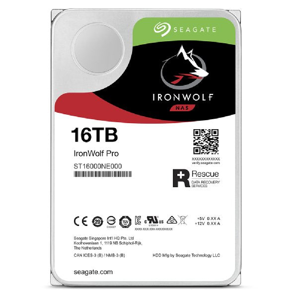 EAN 5715063131572 - Seagate IronWolf Pro ST16000NT001 disco duro interno 16 TB 7200 RPM 256 MB 3.5" imagen 4
