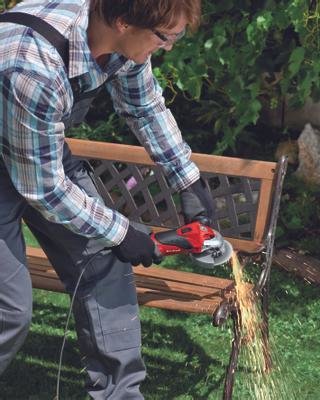 Amoladora Angular Einhell Te-Ag 115 (Rojo/Negro, 720 Vatios) 4430850