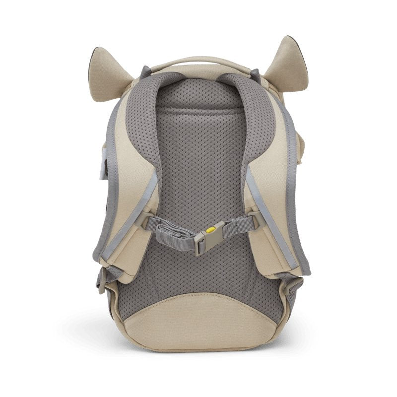 Mochila Affenzahn Pequeño Amigo Rinoceronte, (Beige/Gris)Afz-Fas-001-047