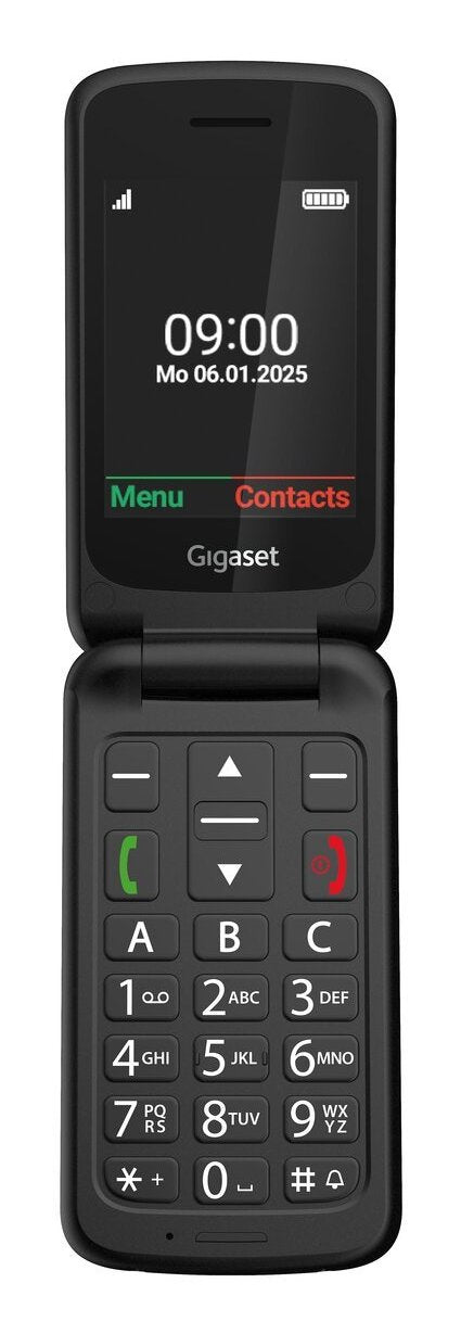 EAN 4255781906157 - Gigaset GL595 7,11 cm (2.8") 114 g Negro Teléfono para personas mayores imagen 1