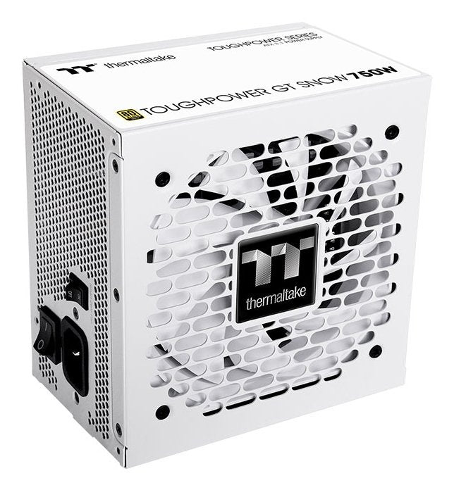 Thermaltake Toughpower Gt Snow 750w, Fuente De Alimentación Para Pc Blanco, 1x Gpu De Alta Potencia De 12 Pines, 4x Pcie, Gestión De Cables, 750 Vatios Ps-Tpt-0750fnfage-W