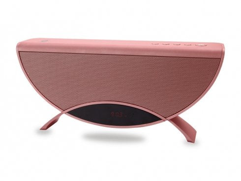 Conceptronic Altavoz Bluetooth Apollyon Color Rojo Reproduce Mp3 Desde Usb/Microsd Radio Fm Manos Libres 10w