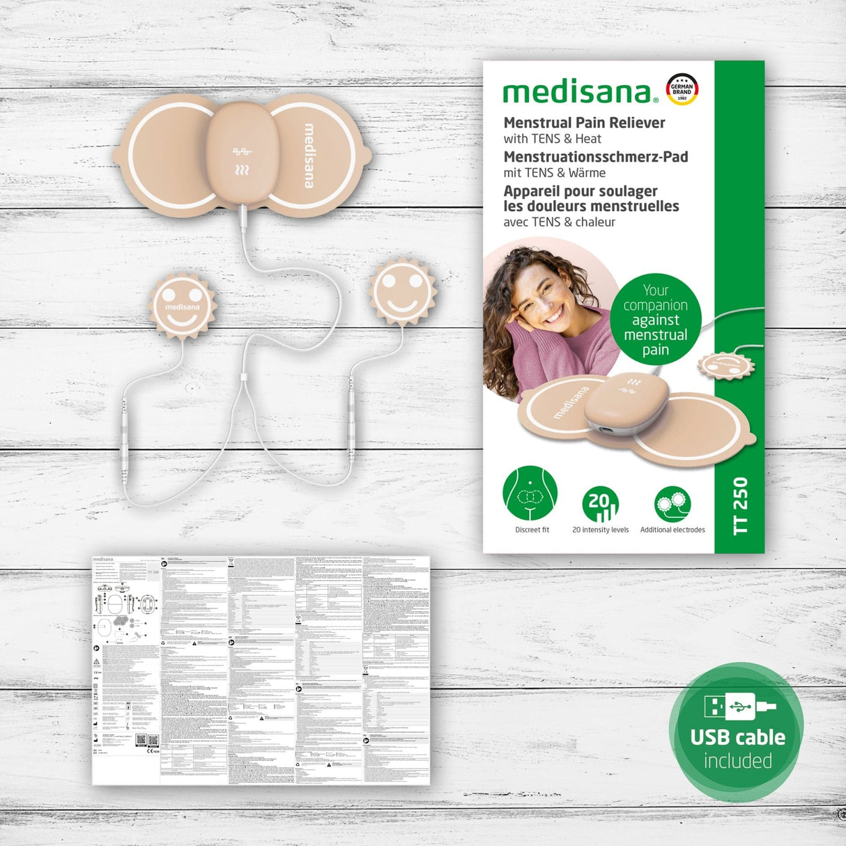 Medisana Tt 250 Dispositivo De Alivio Del Dolor Menstrual