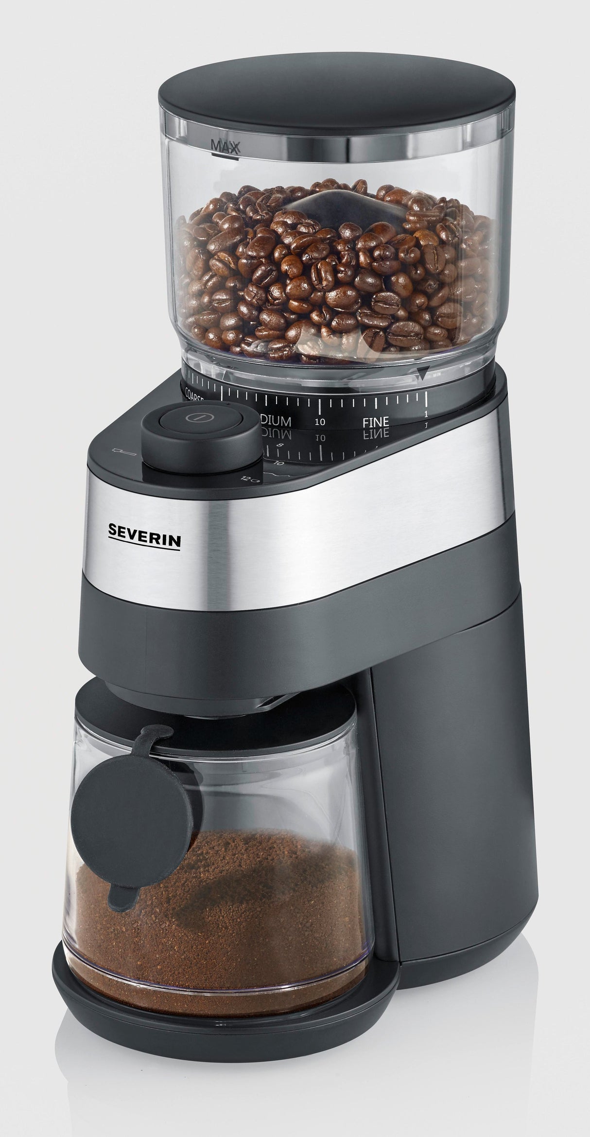 EAN 4008146045356 - Severin KM 3880 molinillo de café 140 W Negro, Acero inoxidable imagen 2