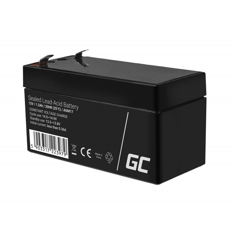 EAN 5903317223979 - Green Cell AGM17 batería para sistema ups Sealed Lead Acid (VRLA) 12 V 1,2 Ah imagen 2