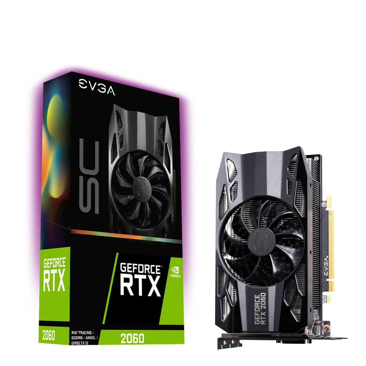 EAN 4250812432193 - EVGA 06G-P4-2062-KR tarjeta gráfica NVIDIA GeForce RTX 2060 6 GB GDDR6 imagen 2