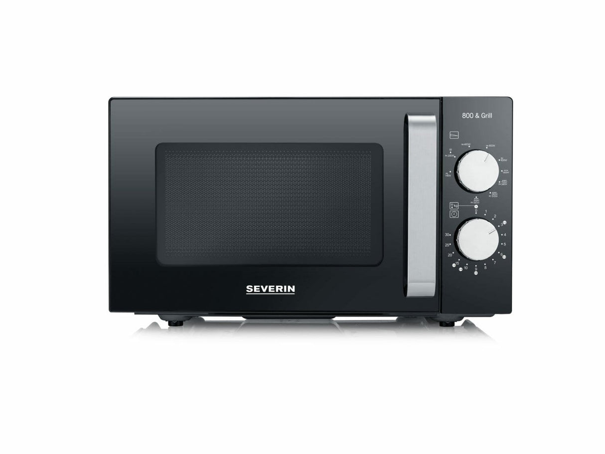 EAN 4008146037603 - Severin MW 7762 microondas Negro, Acero inoxidable Microondas con grill Encimera 20 L 800 W imagen 1