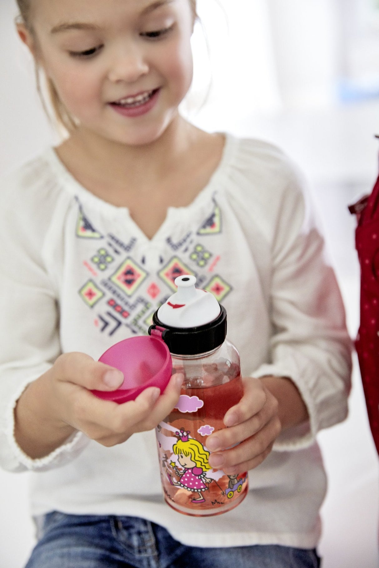 Emsa Kids Water Bottle 0,4l + Lunch Box Princess 518137 Set