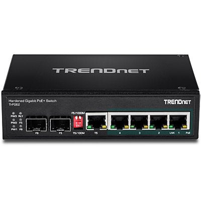 EAN 0710931160604 - Trendnet TI-PG62 switch No administrado Gigabit Ethernet (10/100/1000) Energía sobre Ethernet (PoE) Negro imagen 2