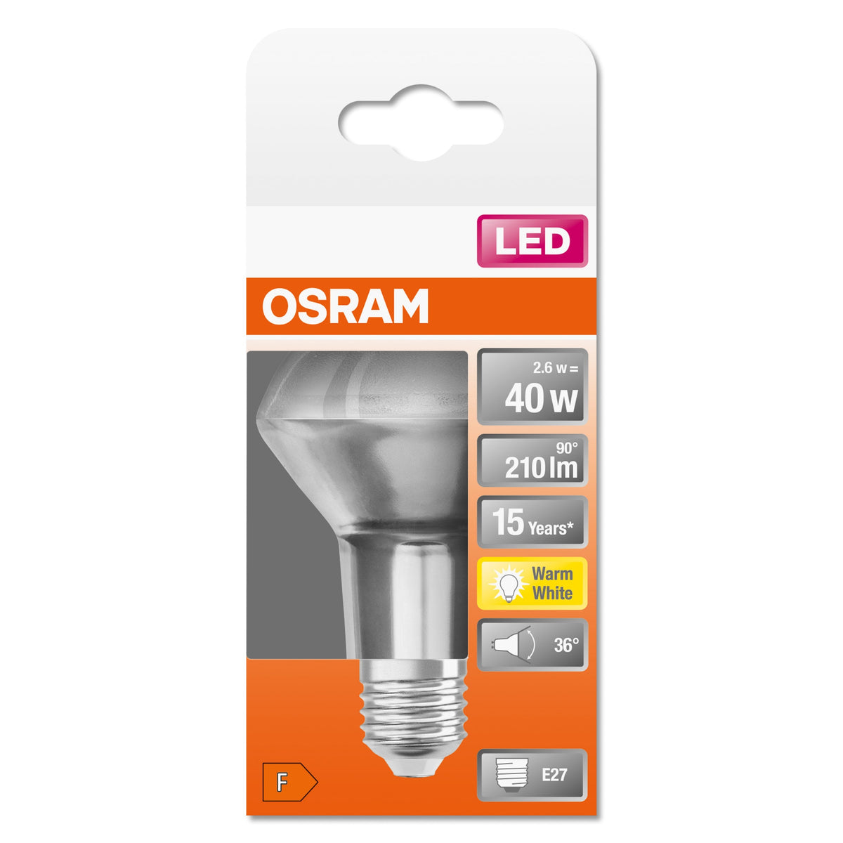 Osram Led Lámpara 2.6 W Blanco Cálido