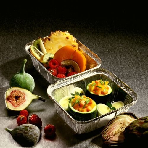 Starpak Aluschalen Con Tapa 500 Ml Plateado