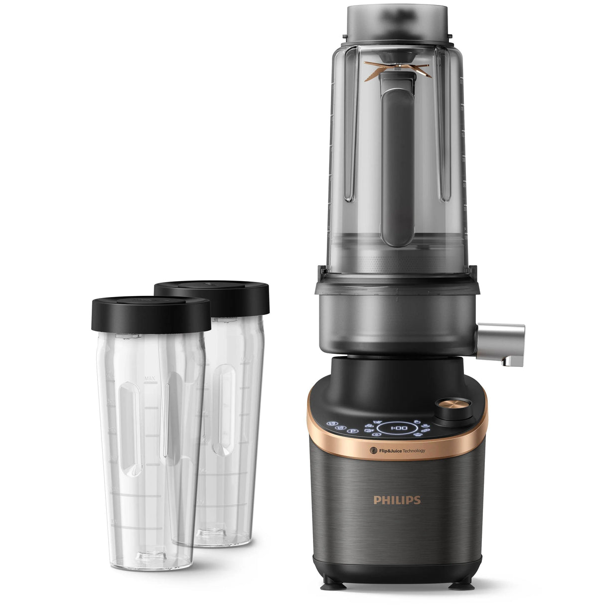 EAN 8720389013683 - Philips HR3770/10 licuadora 2 L Batidora de vaso 1500 W Negro, Cobre imagen 1