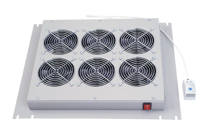 Triton Rac-Ch-X05-X3 19" Unidad De Ventilación Para Techo/Suelo, Gris