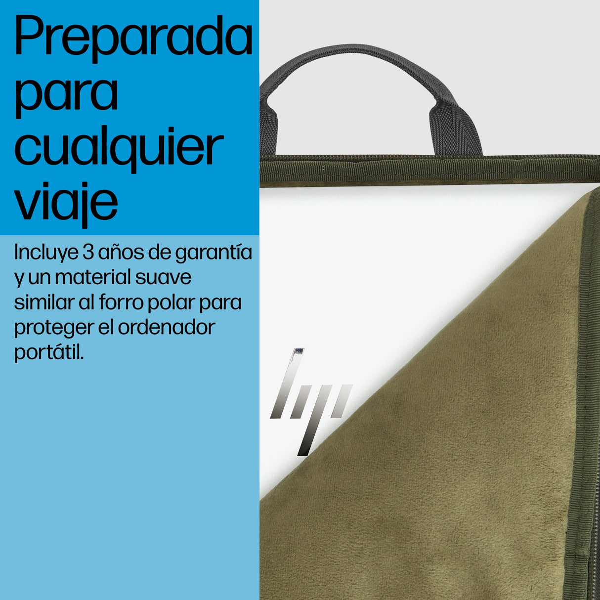 EAN 0197961660302 - HP 15.6 Modular Laptop Sleeve 39,6 cm (15.6") Verde, Gris imagen 4