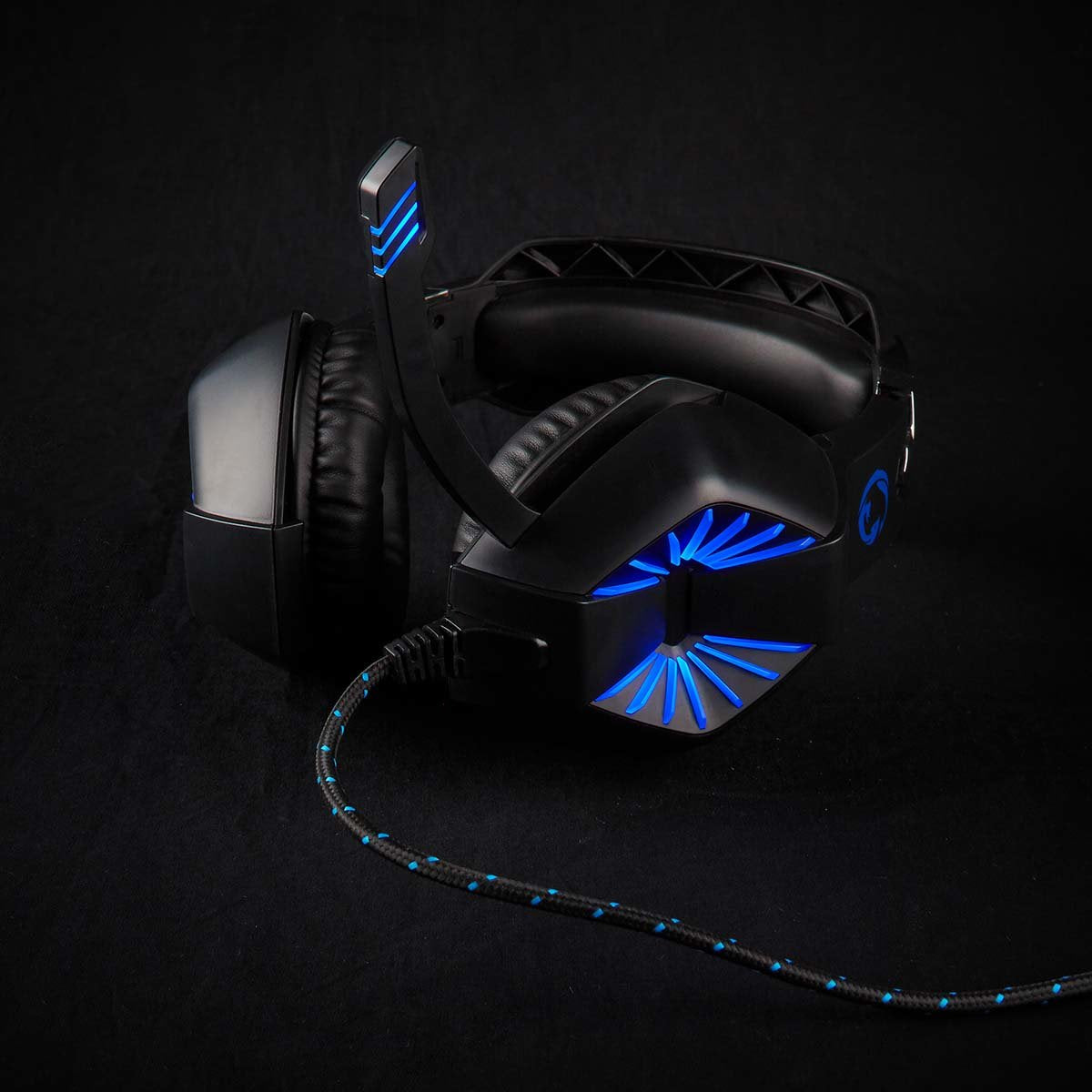Nedis Auriculares Gaming Supraaural Stereousb Type-A / 2x 3.5 Mm/ Micrfono 2.20 M Led