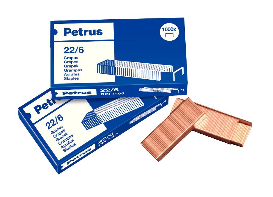 Grapas 22/6 Caja 1000 Unidades Petrus Esselte