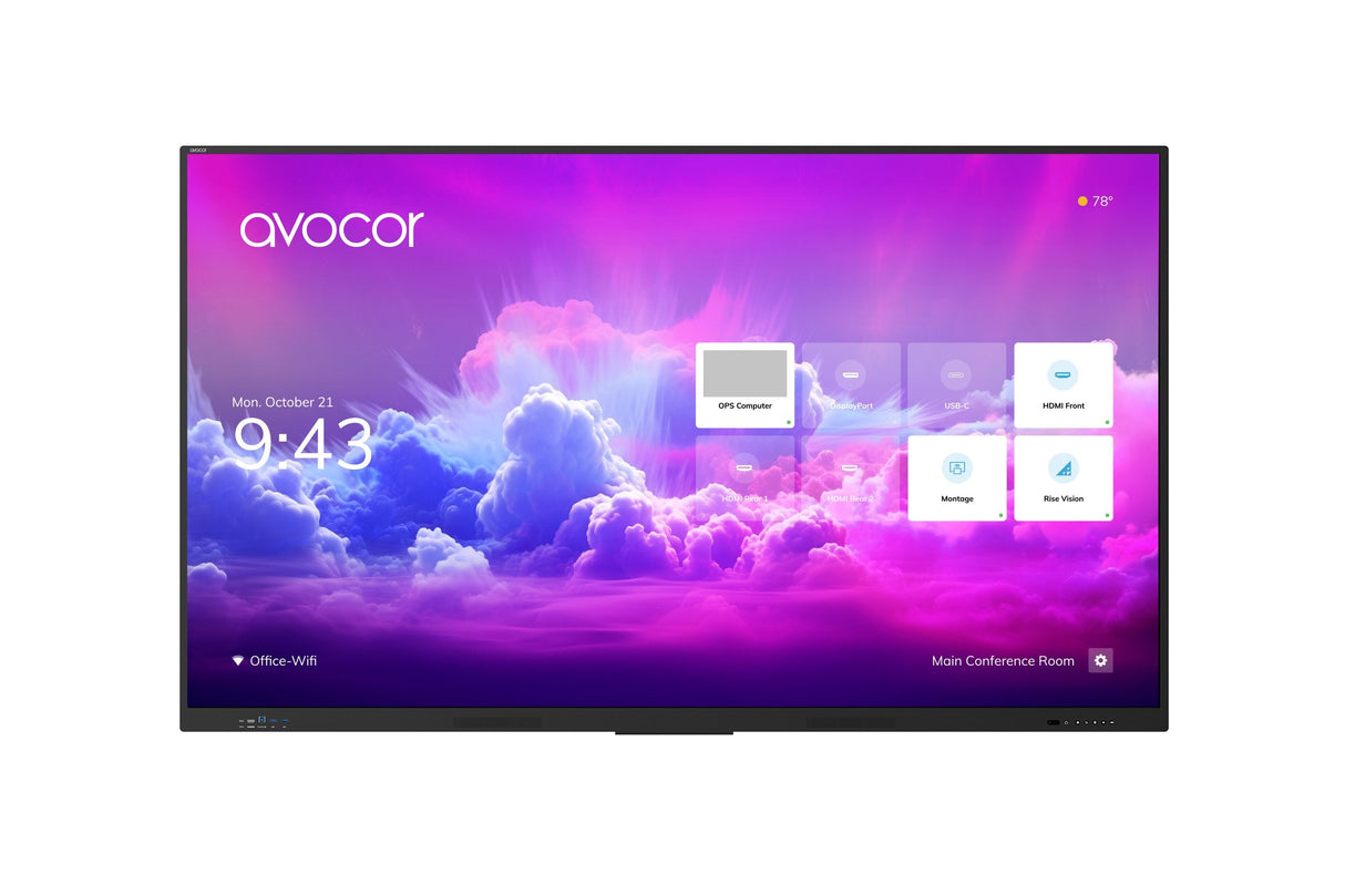 Avocor E Serie Ave-5550 140cm Touch 55'' 3840x2160