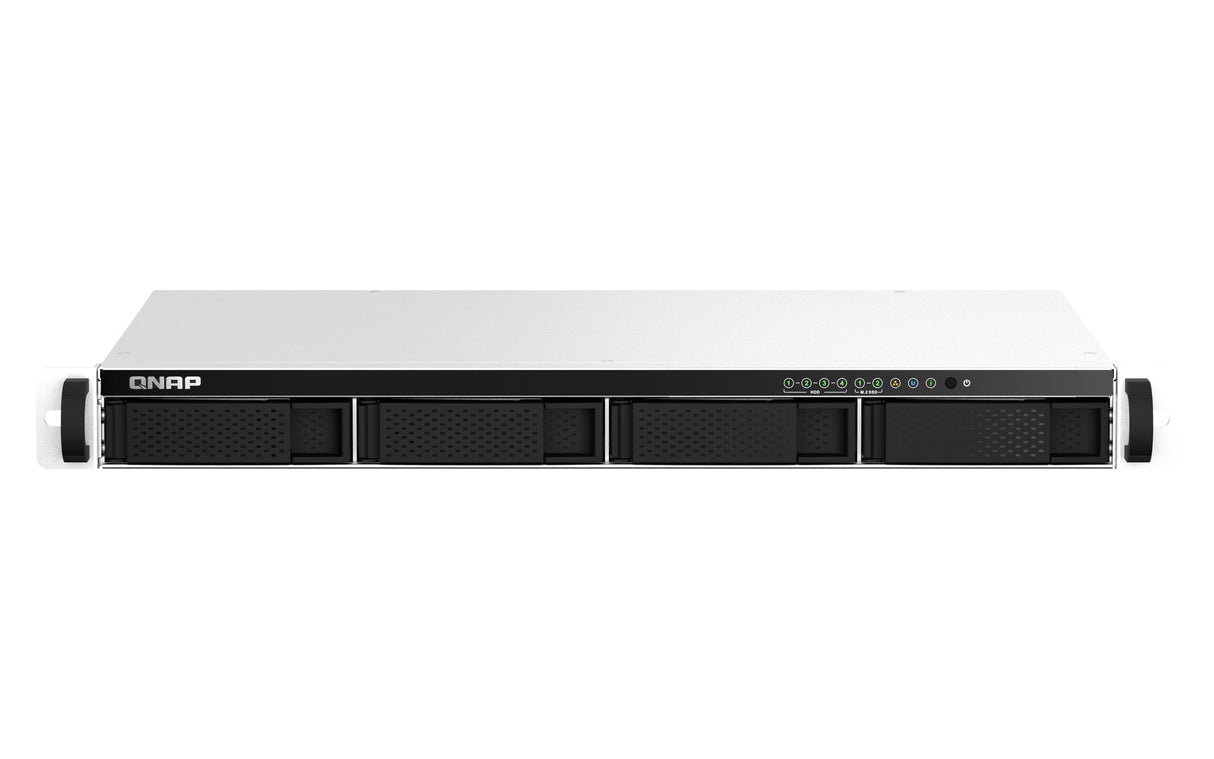 EAN 4711103082034 - QNAP TS-464eU NAS Bastidor (1U) Intel® Celeron® N5095 8 GB DDR4 0 TB QNAP Turbo System Aluminio, Negro imagen 1