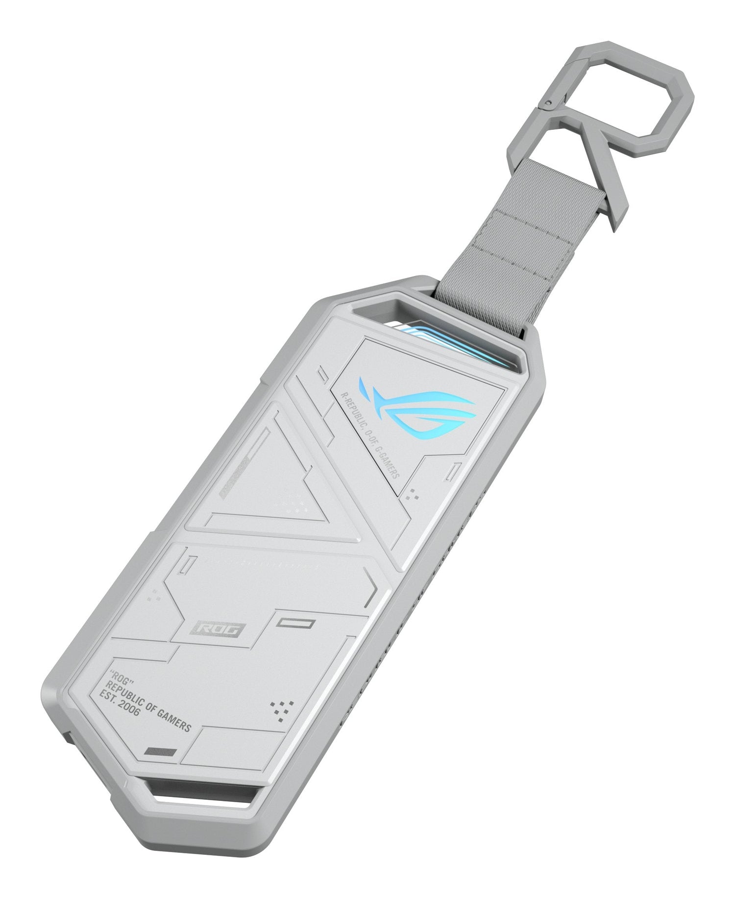 EAN 4711387563366 - ASUS ROG Strix Arion White Edition Caja externa para unidad de estado sólido (SSD) Blanco M.2 imagen 2