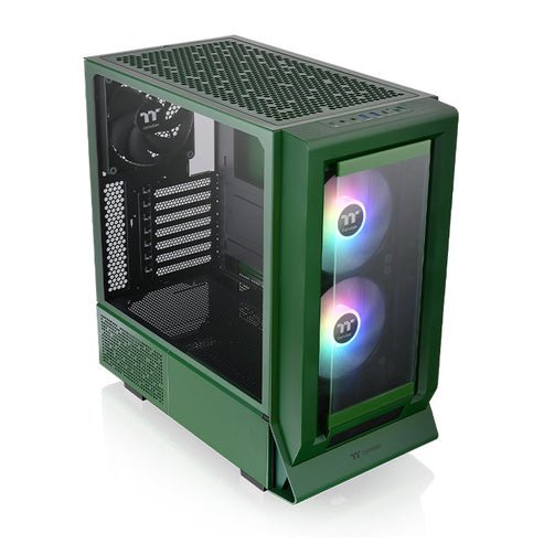 Caja Pc Thermaltake Ceres 350 Mx Verde Oscuro Vidrio Templado X 2 Ca-1z3-00mcwn-00
