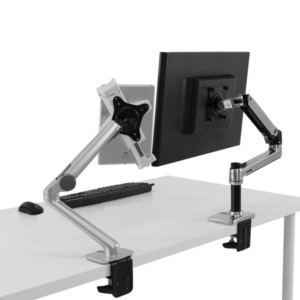 Ergotron 45-460-026 Mueble Y Soporte Para Dispositivo Multimedia Plata Carro Para Administración De Tabletas, Copia De Seguridad Plateado, Carro Para Administración De Tabletas, Plata, 2,3 Kg, 20,1 Cm (7.9"), 33 Cm (13"), 75 X 75,100 X 100