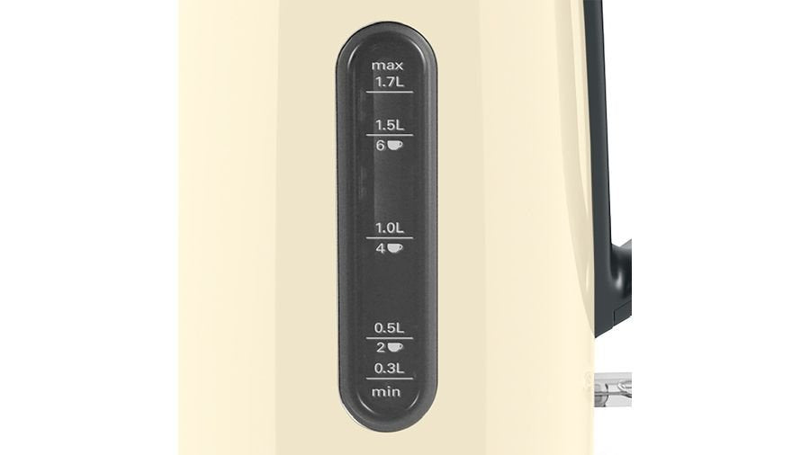 EAN 4242005253258 - Bosch TWK4P437 tetera eléctrica 1,7 L 2400 W Beige, Negro imagen 8
