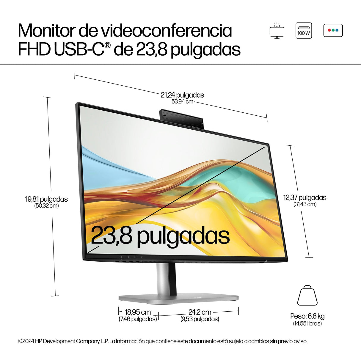Series 5 Pro 23.8 Inch Fhd Usb-C Conferencing Monitor -