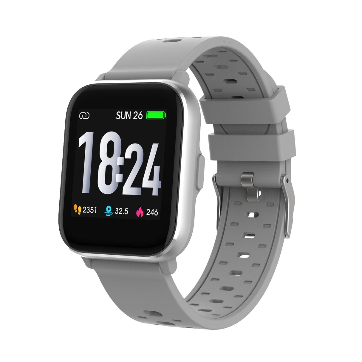 EAN 5706751054662 - Denver SW-162GREY Relojes inteligentes y deportivos 3,56 cm (1.4") IPS Digital Pantalla táctil Gris imagen 1