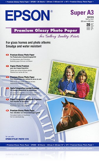 EAN 0010343819795 - Epson Premium Glossy Photo Paper papel para impresora de inyección de tinta A3+ (330x483 mm) Brillo imagen 1