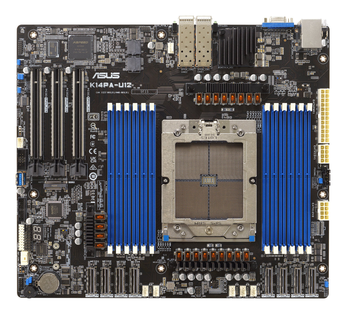 EAN 4711387343524 - ASUS K14PA-U12/ASMB11 Socket SP5 SSI CEB imagen 1