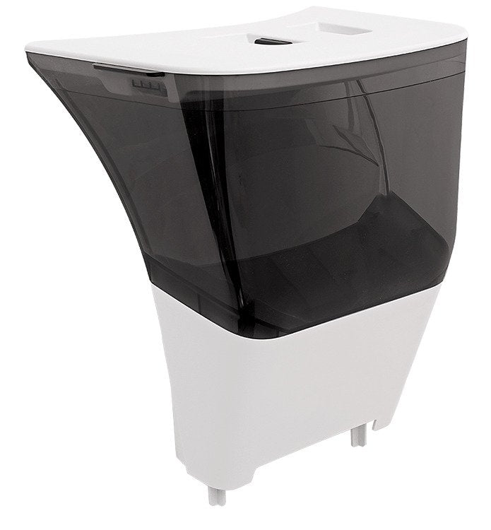 Whisker Litter Hopper W/Bonnet White
