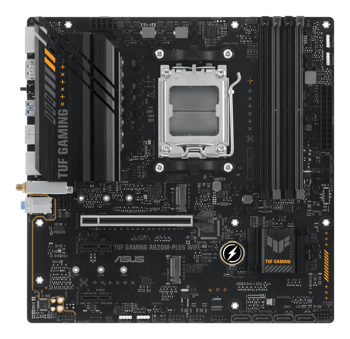 EAN 4711387164266 - ASUS TUF GAMING A620M-PLUS WIFI AMD A620 Zócalo AM5 micro ATX imagen 3