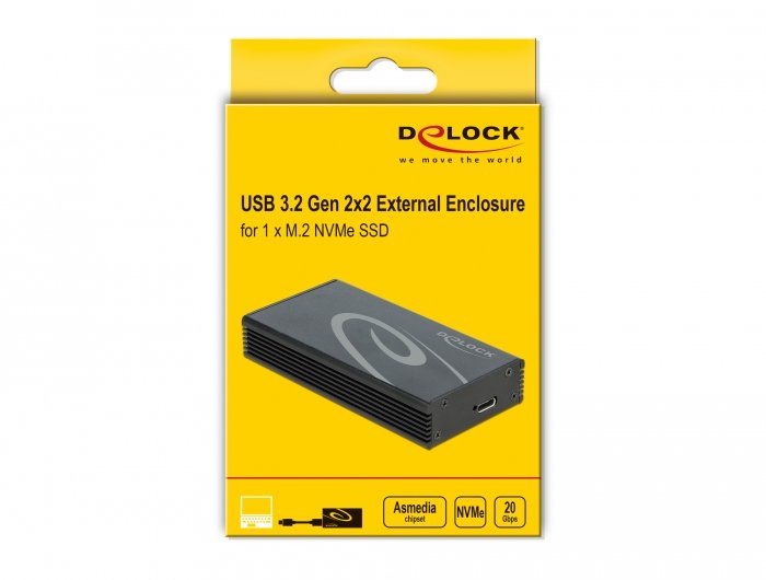 EAN 4043619420001 - DeLOCK 42000 caja para disco duro externo Negro imagen 3