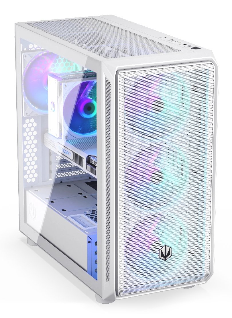 Caja Pc Endorfy Arx 700 White Argb Blanco Ey2a017