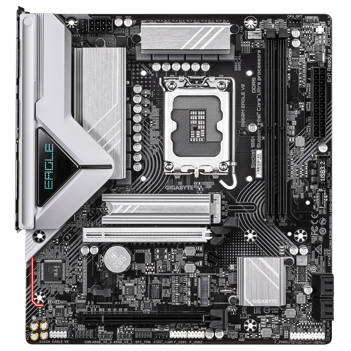 EAN 4719331869656 - GIGABYTE B860M EAGLE V2 placa base Intel B860 LGA 1851 (Socket V1) micro ATX imagen 2