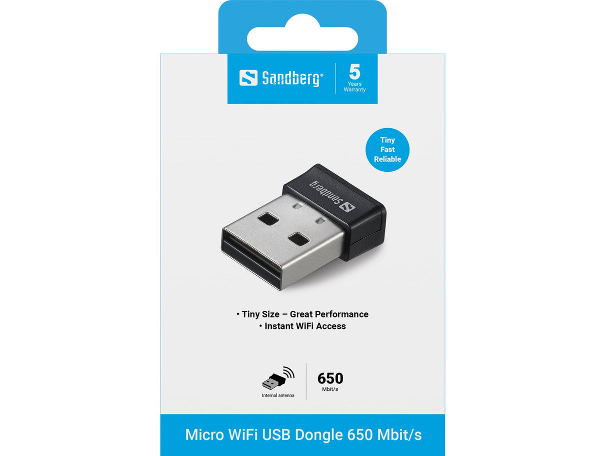 EAN 5705730133916 - Sandberg 133-91 adaptador y tarjeta de red WLAN 650 Mbit/s imagen 5