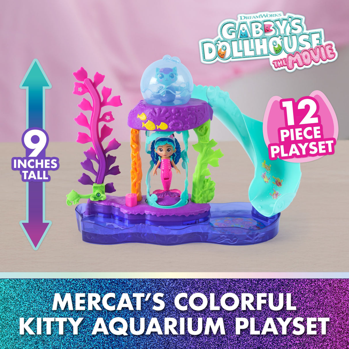 EAN 681147090064 - Gabby's Dollhouse GDH PYS Movie Aquarium Playset INTL GML imagen 2