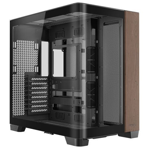 Caja Pc Antec C8 Curve Wood E-Atx Negro 2xvent 160 Mm 1x140mm 2xusb Sn Fuente