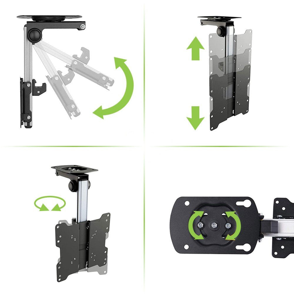 EAN 8051128107142 - Techly ICA-CPLB 222 soporte para TV 94 cm (37") Negro, Plata imagen 5