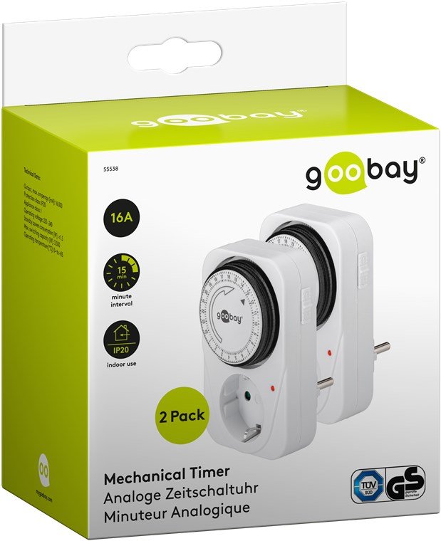 EAN 4040849555381 - Goobay 55538 contador eléctrico Blanco imagen 7
