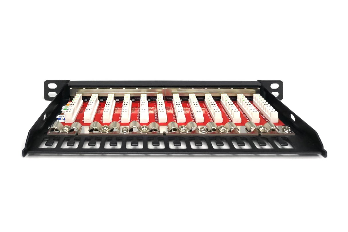 Digitus Cat.6a Slim Patchpanel 12-Port,0,5he,10"Sw Dn-91612s-Sl-Ea