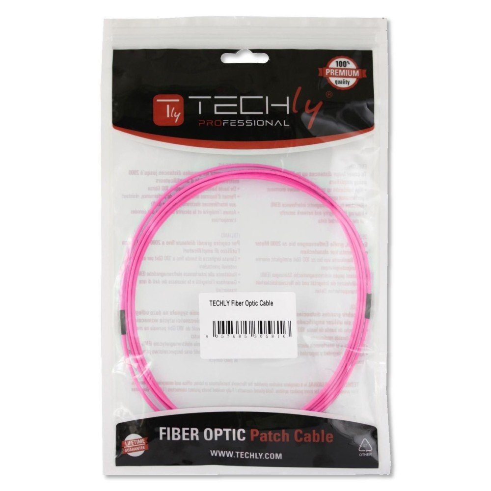 EAN 4049759065263 - Techly LC M-M 20m Cable de fibra óptica e InfiniBand Fucsia imagen 2