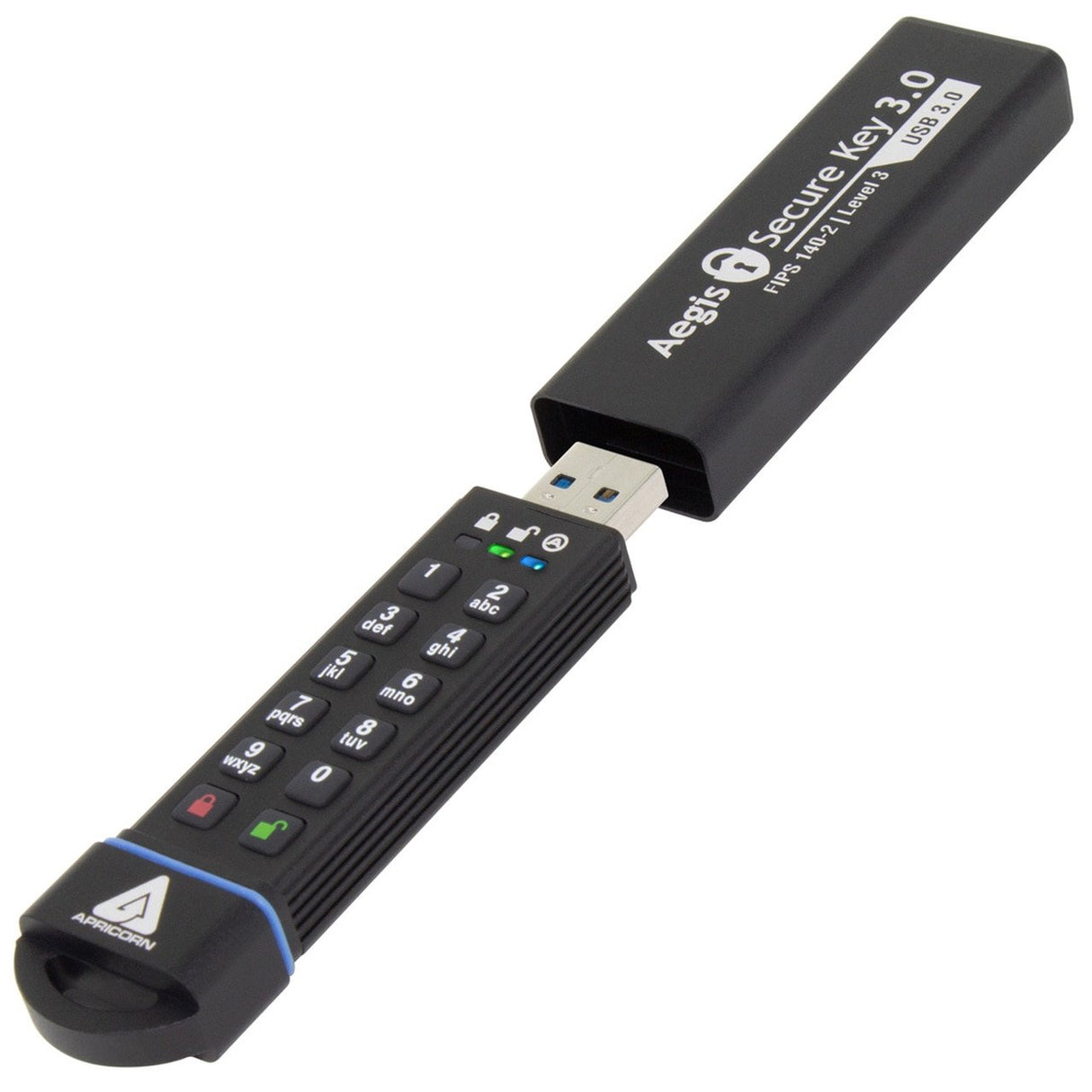 EAN 0708326914239 - Apricorn ASK3 unidad flash USB 16 GB USB tipo A 3.2 Gen 2 (3.1 Gen 2) Negro imagen 2