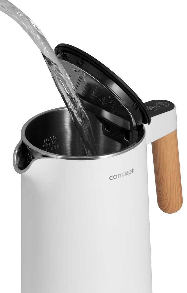 EAN 8595631010402 - Concept RK3300 tetera eléctrica 1,5 L 2200 W Blanco imagen 10