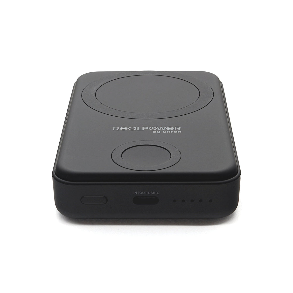 EAN 4040895011763 - RealPower 444408 batería externa 10000 mAh Cargador inalámbrico Negro imagen 3